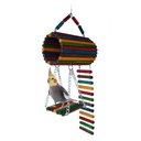 Ver imagem 5 de Brinquedo Aves Roedores playground toca casinha ponte escada
