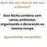 Nichos De Madeira Sem Fundo Quadrado Rustico Kit Com 3 - 3