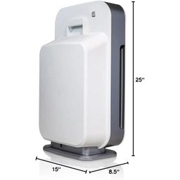 Alen Purificador de Ar 45i: Ar Limpo, Silencioso! Cinza Desg - 3