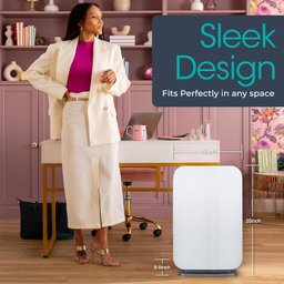 Alen Purificador de Ar 45i: Ar Limpo, Silencioso! Cinza Desg - 5