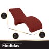 Espreguiçadeira Recamier Divã para Sala e Clínica Ateliê do Conforto Espreguiçadeira Recamier Divã S - 3