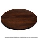 Ver imagem 5 de Prato Giratório Centro De Mesa Madeira Castanho 80Cm