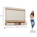 Ver imagem 4 de Painel para TV até 75 Polegadas 100% MDF 212,8CMX167,2cm Canelado Branco