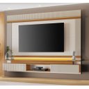 Ver imagem 1 de Painel para TV até 75 Polegadas 100% MDF 212,8CMX167,2cm Canelado Branco