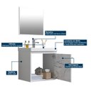 Ver imagem 7 de Kit Gabinete Banheiro em Mdf com Espelheira Veneto