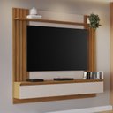 Ver imagem 1 de Painel Ripado para TV até 65 Polegadas 160,6CMX165,6cm Marrom