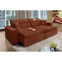 Ver imagem 6 de Sofá Londres 2.10m Retrátil e Reclinável Pillow Top - Terra