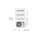 Ver imagem 5 de Ar Condicionado Multi Split Lg 3 Ambientes (Cassete 1 Via 1x9, 2x12) - Quente/Frio Wi-Fi 220V