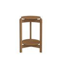 Ver imagem 4 de Mesa Lateral Tampo em MDF com Pés de Madeira Maciça