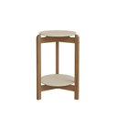 Ver imagem 4 de Mesa Lateral Tampo em MDF com Pés de Madeira Maciça