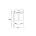 Ver imagem 5 de Mesa Lateral Tampo em MDF com Pés de Madeira Maciça