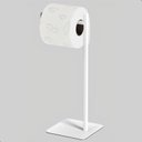 Ver imagem 1 de Porta Papel Higiênico de Chão Suporte para Papel Nice:branco