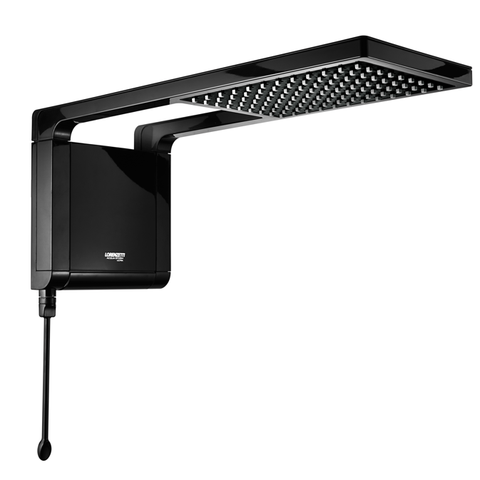Chuveiro Elétrico de Parede Lorenzetti Acqua Ultra Storm Preto 5500w
