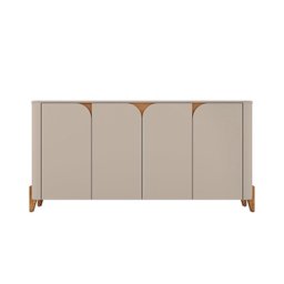 Buffet 165cm 4 Portas Pés de Madeira Maciça Memphis - 8