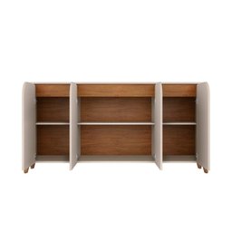 Buffet 165cm 4 Portas Pés de Madeira Maciça Memphis - 10