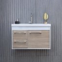 Ver imagem 7 de Kit Gabinete Banheiro em MDF com Espelheira Potenza Branco/Berlin