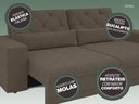 Ver imagem 7 de Sofá 5 Lugares Net Royale Assento Retrátil e Reclinável 2,50m (L) - Netsofas - Marrom