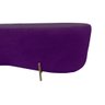 Puff Decorativo Alana Veludo Roxo - 5