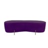 Puff Decorativo Alana Veludo Roxo - 3