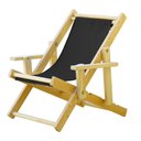 Ver imagem 5 de Kit 3 Espreguiçadeiras 2 Adulto e 1 Infantil-preto