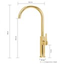 Ver imagem 3 de Misturador Monocomando Versalhes 22,5cm X 46cm