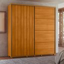 Ver imagem 7 de Guarda Roupa Casal Monet 2 Portas Deslizante 230 Cm Cinamomo Madetec