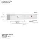 Ver imagem 3 de Rack Suspenso para Tvs até 50 Polegagas