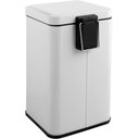 Ver imagem 2 de Lixeira Retangular 12l Branca Vonder