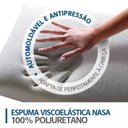 Ver imagem 5 de Kit 2 Travesseiro Visco Elástico Nasa Cervical 50 X 70 X 13cm