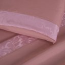 Ver imagem 2 de Jogo de Lençol Zurique King 4 Peças Micro Percal 400 Fios Friso Decorativo - Rose