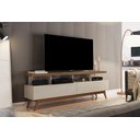 Ver imagem 1 de Rack com Nichos Vivare Wood 1,6 Off White/Nature - Giga