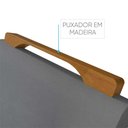 Ver imagem 7 de Conjunto Sala de Jantar 4 Lugares em Madeira Maciça Mesa Lisy e Cadeiras Safira Linho Grafite - Móve
