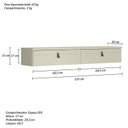 Ver imagem 3 de Rack Suspenso para Tvs até 50 Polegagas