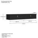 Ver imagem 3 de Rack Suspenso para Tvs até 50 Polegagas