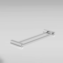 Ver imagem 2 de Toalheiro Duplo para Banheiro Escovado Troia Grego Metal 40cm