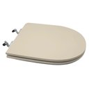 Ver imagem 3 de Assento Sanitário Poliéster para Louça Oxford (deca) Super Luxo Cromado (reb. Oculto) Creme