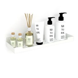 Porta Shampoo Suporte Organizador Banheiro Branco ELG - 6