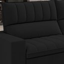 Ver imagem 6 de Sofá 4 Lugares Retrátil e Reclinável 250cm New Mali Preto