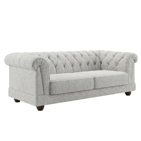 Sofa 2 Lugares Capitone Acorde 190 cm Pes MDF Boucle Tce 1018 Moll