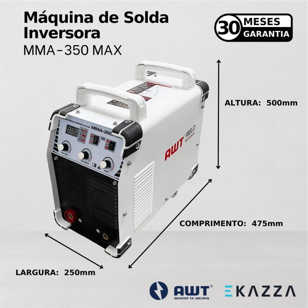 Máquina de Solda Inversora Mma-350 Max - Awt - 5