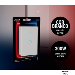 Interruptor Inteligente Branco Wifi Touch Neo Bivolt - Avant - 3