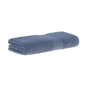 Toalha de Banho Gigante Fio Penteado Canelado 100% Algodão - 90x150cm - Azul 1658