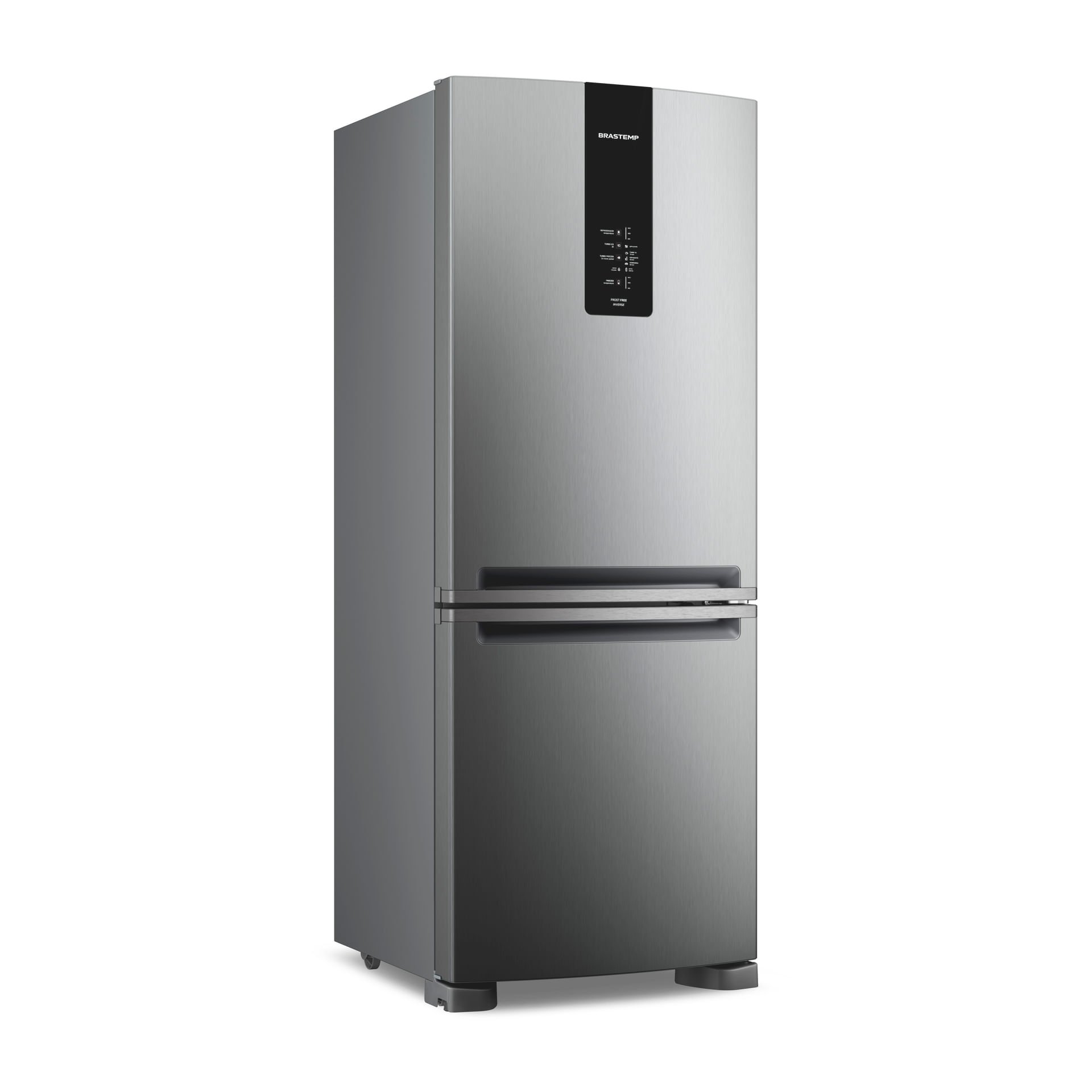 Geladeira Brastemp Frost Free Inverse A+++ 447 litros cor Inox com Smart Flow e Fresh Box - BRE57FK  - 2