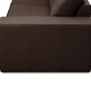 Ver imagem 6 de Sofá 3 Lugares para Sala de Estar Living 235cm Vienne L06 Couro Marrom Café - Lyam Decor