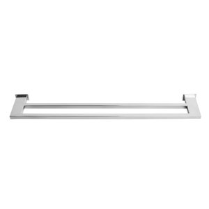 Porta Toalha de Banho Duplo Inox Polido Hercules Loja da Indústria