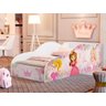 Cama Infantil Princesa Rosa com Colchão - Branco - Princesas - 2