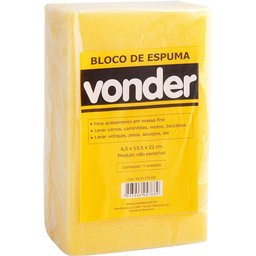 Bloco espuma 22x13x6cm d13 uso geral - Vonder - 2