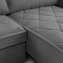 Ver imagem 7 de Sofá 4 Lugares Retrátil e Reclinável 250cm Viena Cinza Grafite