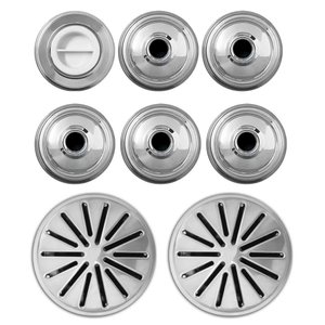 Dispositivos Inox 1 Aspiração 5 Retorno 2 Ralos para Piscina