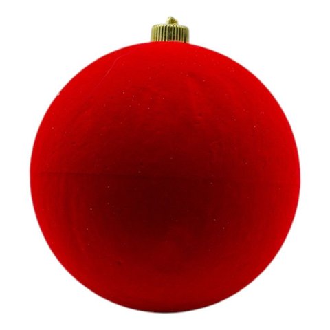 Bola Decorada Vermelha 20 Cm | Natal Encantado Formosinha
